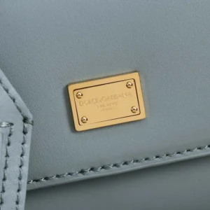 Dolce Gabbana D&G Women Mini My Sicily Calfskin Handbag-Blue