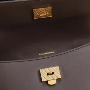 Dolce Gabbana D&G Women Mini My Sicily Calfskin Handbag-Bordeaux