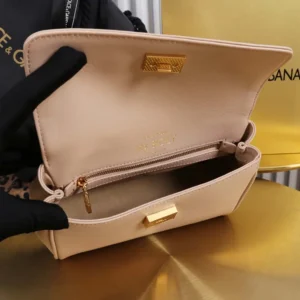 Dolce Gabbana D&G Women Mini My Sicily Calfskin Handbag-Pink