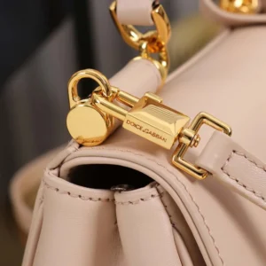 Dolce Gabbana D&G Women Mini My Sicily Calfskin Handbag-Pink