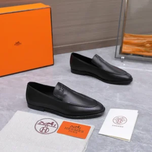 Hermes Men Newton Loafer-Black H262941ZA01395