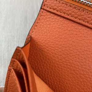 Hermes Unisex Bearn Wallet in Epsom Calfskin-Orange H039785CK