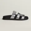 Hermes Unisex Chypre Sandal-Silver Gray H261072Z 52355