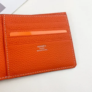 Hermes Unisex H Sellier Compact Wallet H084594CK18
