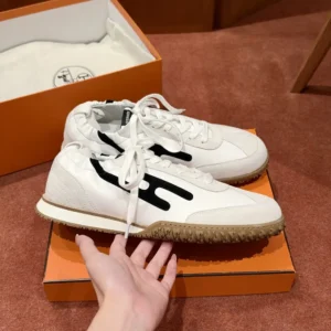 Hermes Unisex Jet Sneaker-White H242154Z 03400