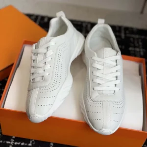 Hermes Unisex Neon Sneaker-White H262898ZH90390