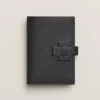 Hermes Unisex New H Passant Compact Wallet-Black
