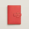 Hermes Unisex New H Passant Compact Wallet-Pink