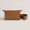 Hermes Unisex Videpoches Bag in Togo Calfskin-Brown