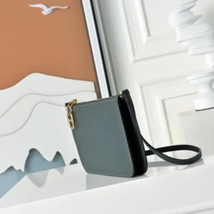 Hermes Unisex Zipengo Chaine D'Ancre To Go Pouch-Gris Misty/Gold