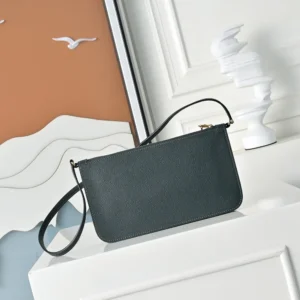 Hermes Unisex Zipengo Chaine D'Ancre To Go Pouch-Gris Misty/Gold