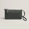 Hermes Unisex Zipengo Chaine D'Ancre To Go Pouch-Gris MistySilver