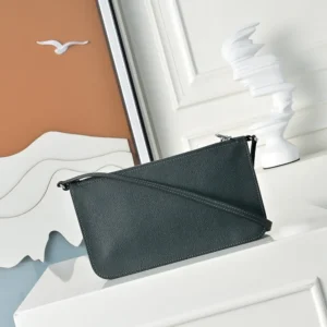 Hermes Unisex Zipengo Chaine D'Ancre To Go Pouch-Gris MistySilver