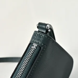 Hermes Unisex Zipengo Chaine D'Ancre To Go Pouch-Gris MistySilver