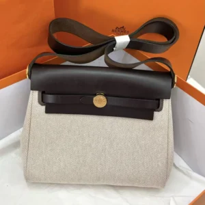 Hermes Women Herbag Zip 20 Bag-Black