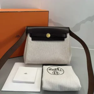 Hermes Women Herbag Zip 20 Bag-Black