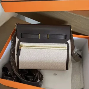 Hermes Women Herbag Zip 20 Bag-Black