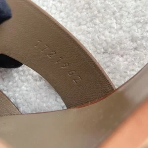 Hermes Women Legend Sandal in Calfskin-Brown H172196Z