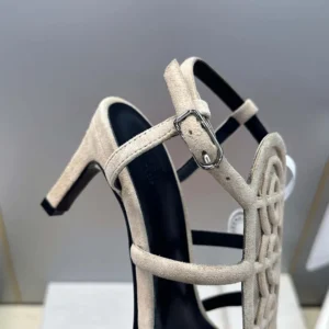 Hermes Women Nymphe 70 Sandal-Beige Nude H262086Z BN360