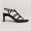 Hermes Women Nymphe 70 Sandal-Navy H262086Z I2370