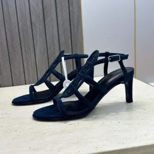 Hermes Women Nymphe 70 Sandal-Navy H262086Z I2370